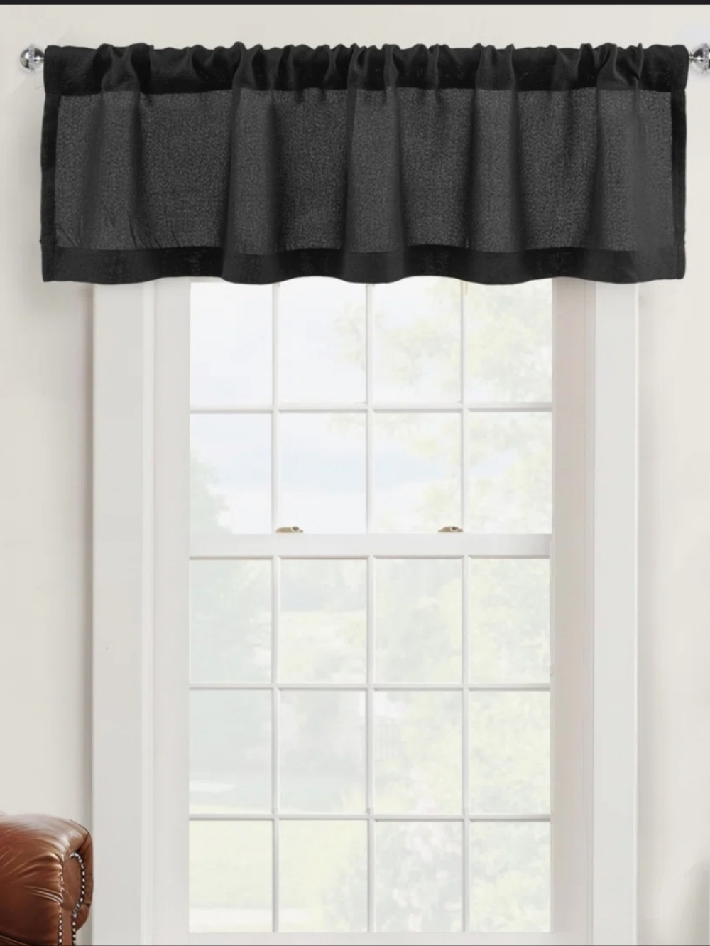 Black Valance Curtain